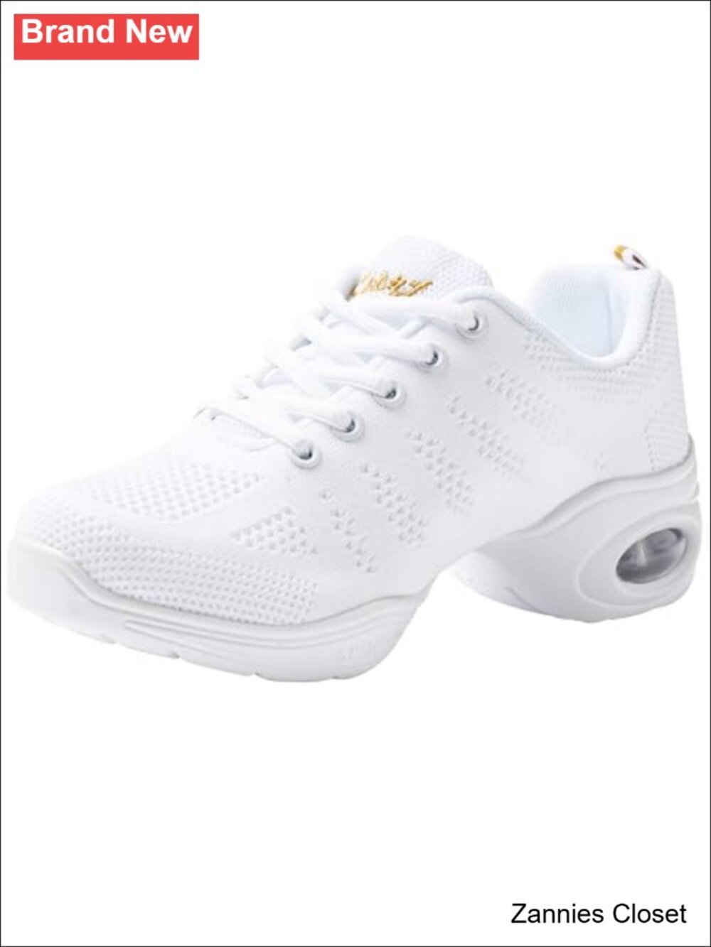 ✨ Linodes Women's Breathable Dance Sneaker with Split Sole and Air Cushion Jazz